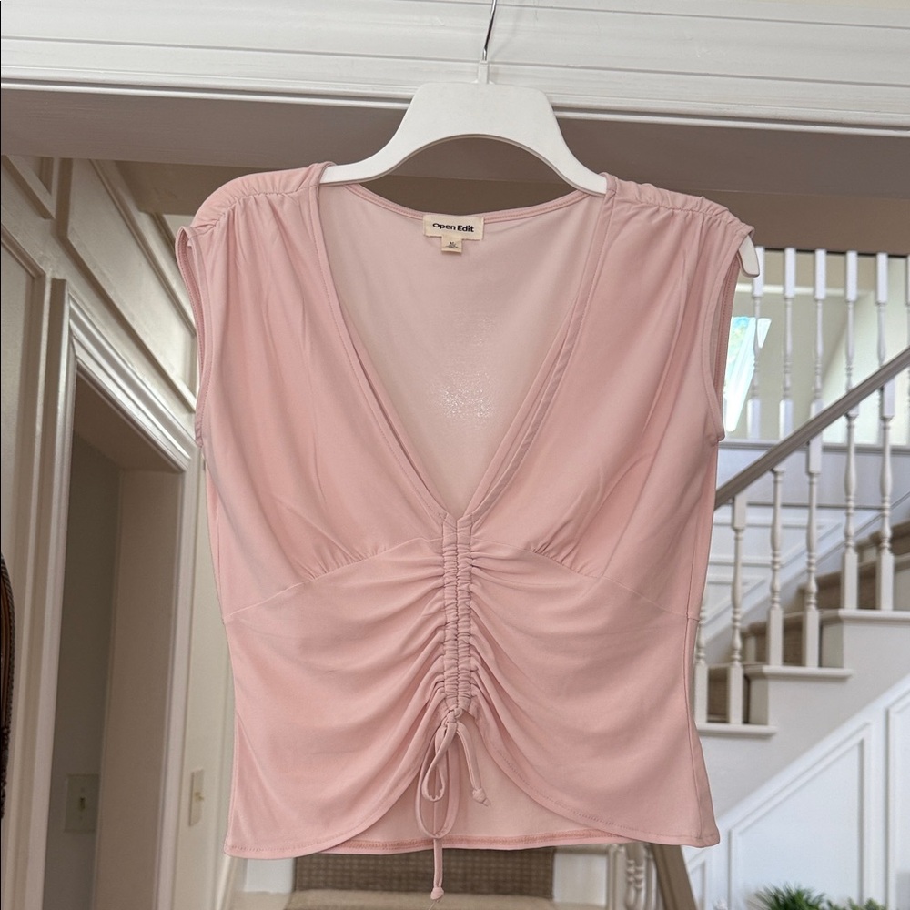NWOT Open Edit Pink Top
